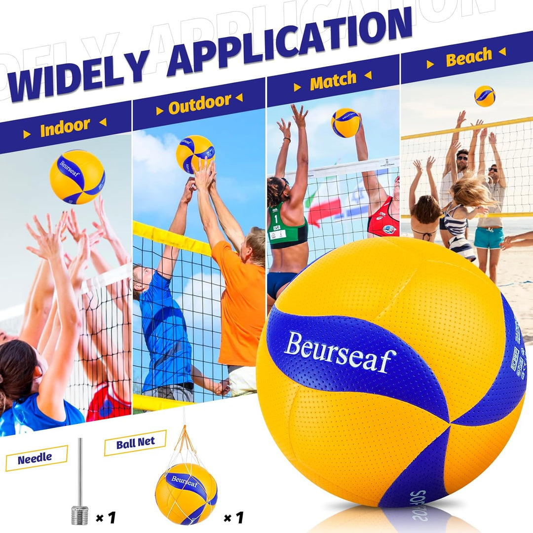 Volleyball, Soft Touch Beach Volleyball, Sports Volleyball, offizielle Grösse 5 Indoor &amp; Outdoor Vol