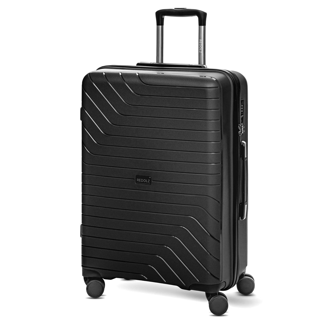 REDOLZ Essentials 05 Hartschalen Check-in Koffer | Mittelgrosser M Trolley 44 x 26 x 67 cm aus hochw