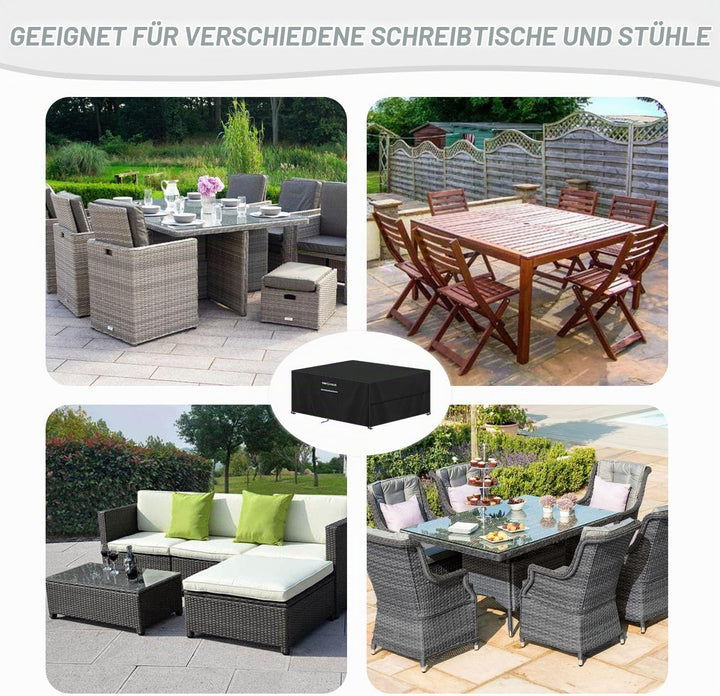 Abdeckung für Gartenmöbel Wasserdicht Abdeckung Loungemöbel | Abdeckplane Gartenmöbel Winterfest 420