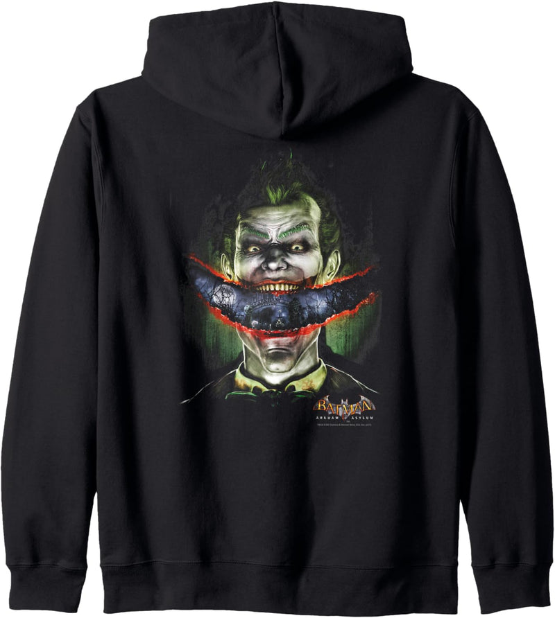 Batman: Arkham Asylum Joker Crazy Lips Kapuzenjacke