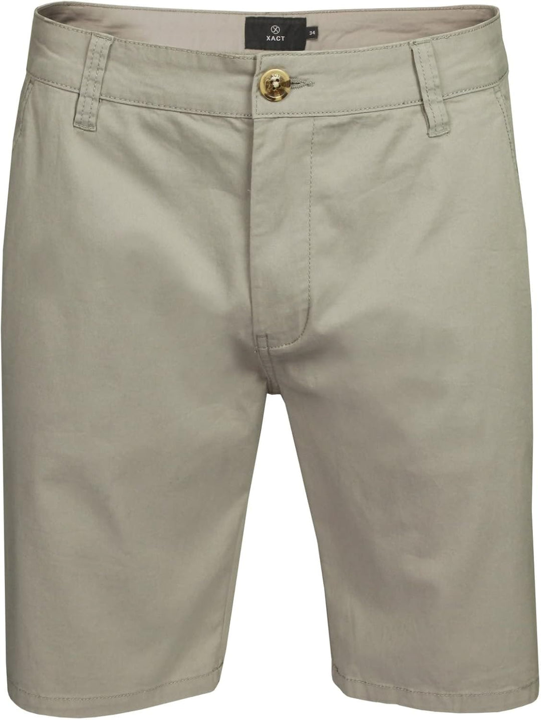 Xact Herren Chino Shorts Baumwoll Stretch Regular Fit Kurze Hose Sommer Bermuda Golf Business Casual