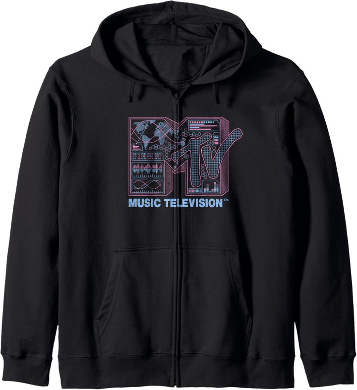 MTV Music Television Technology Logo Kapuzenjacke