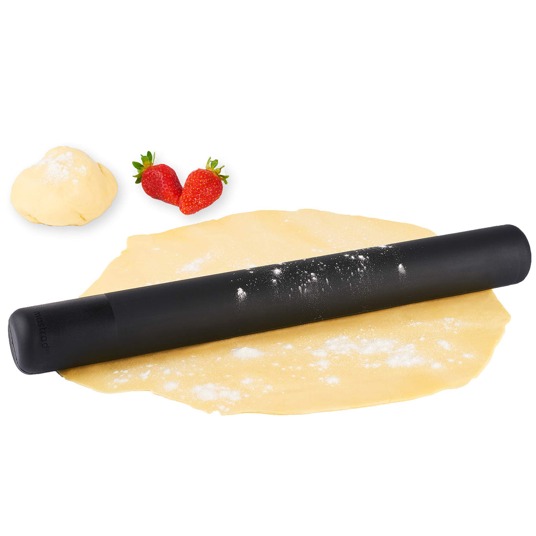 Mastrad Teigroller – hochwertiges Nudelholz (41cm) – mit Anti-haft Funktion – aus BPA-freiem Silikon