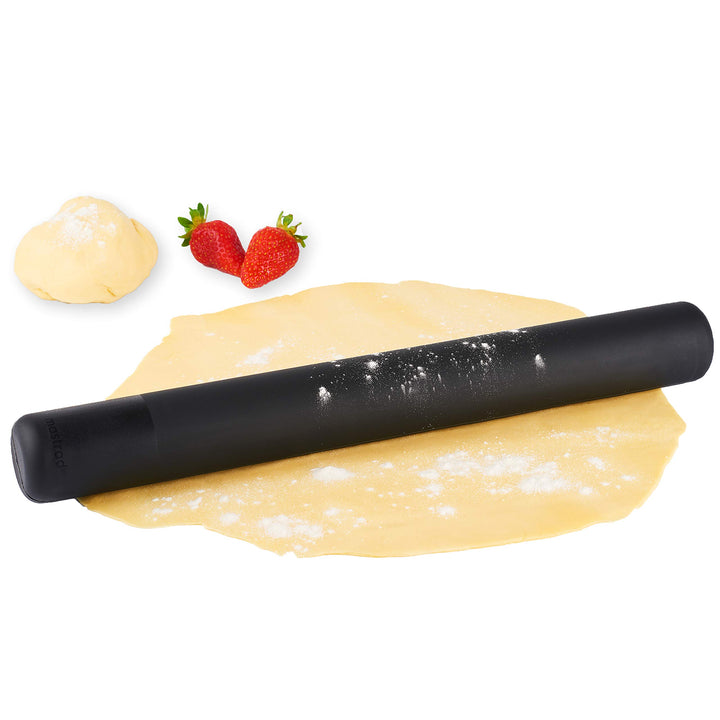 Mastrad Teigroller – hochwertiges Nudelholz (41cm) – mit Anti-haft Funktion – aus BPA-freiem Silikon
