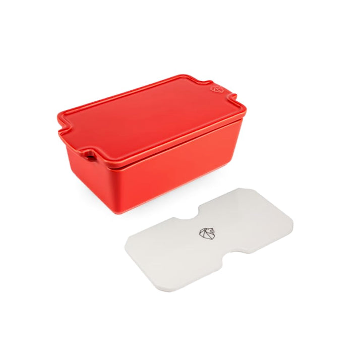 PEUGEOT - Terrine aus Keramik mit Presse - 20 cm x 11 cm x 7,5 cm - Inhalt: 0,65 L - 10 Jahre Garant
