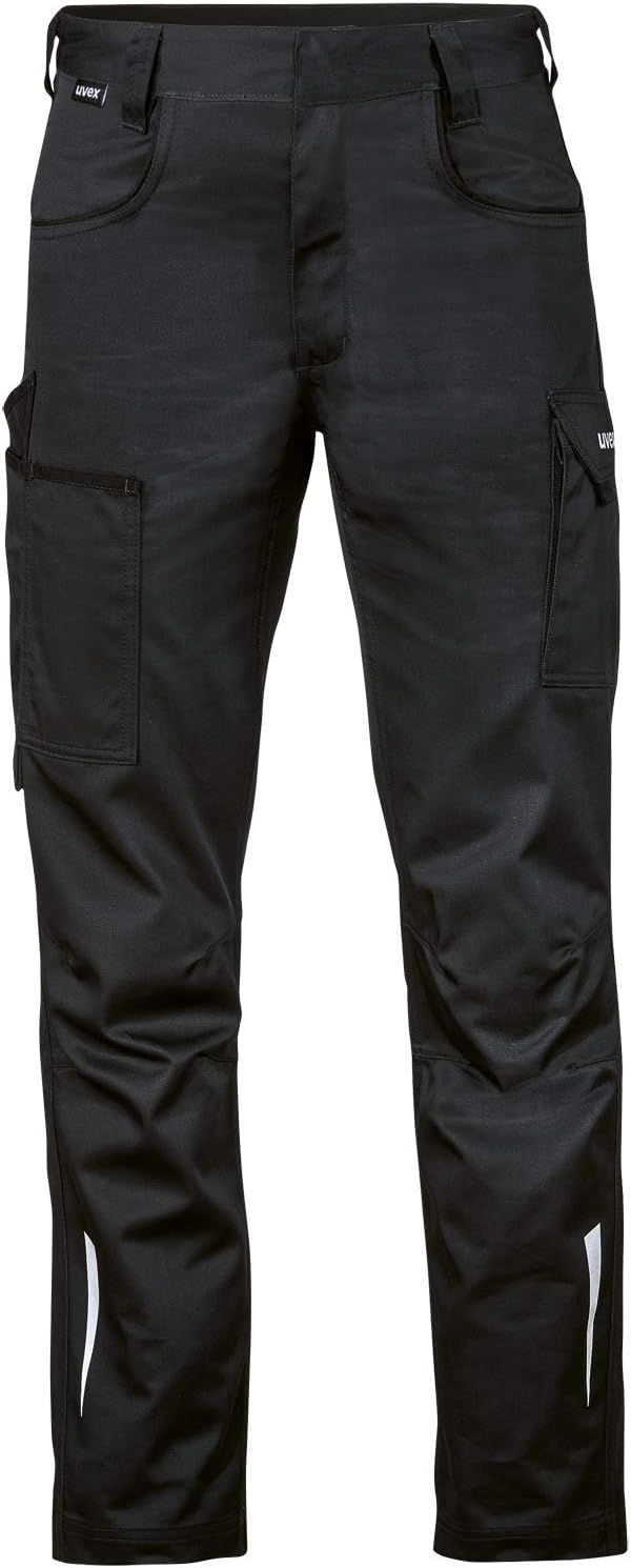 Uvex syneXXo Light Männer Arbeitshose, Lange Bundhose für die Arbeit 42 Schwarz, 42 Schwarz