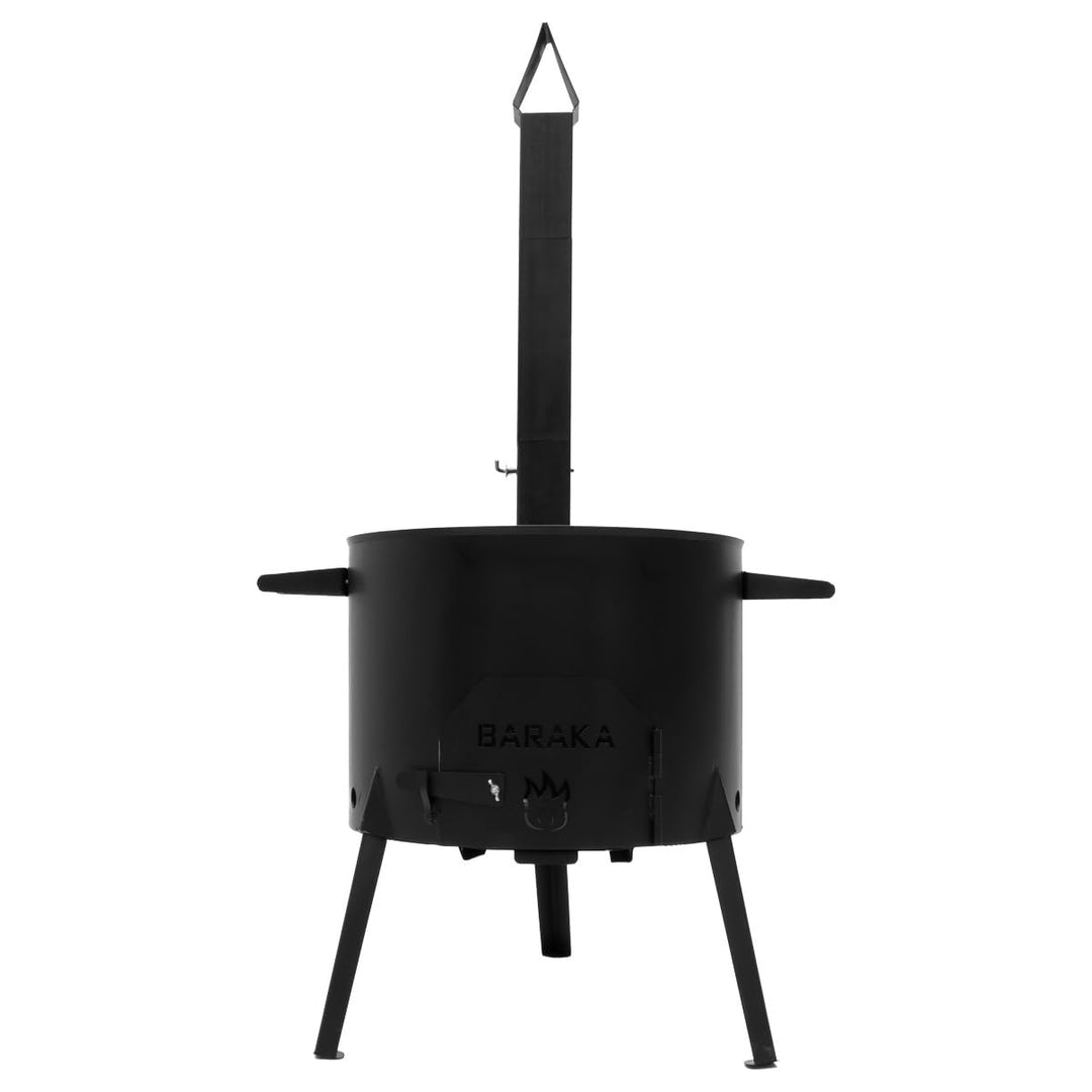 Utschak Feuerofen mit Abzugsrohr Uchag Grillen & Kochen mit Outdoorküche (Utschak XL - ohne Kazan) g