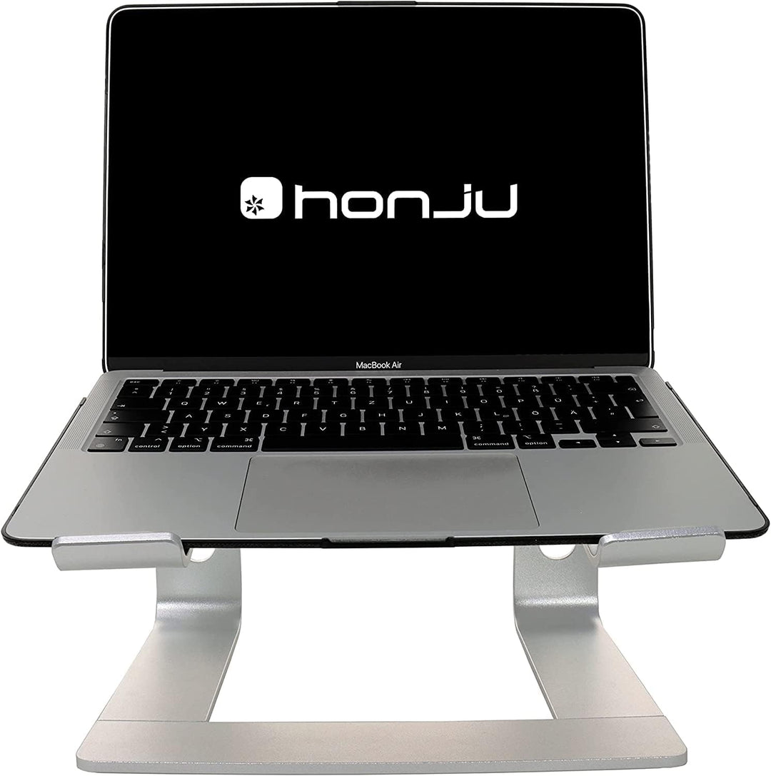 honju Laptop-Ständer für ergonomisches Arbeiten [Laptop-Erhöhung für Schreibtisch, Laptop-Stand aus