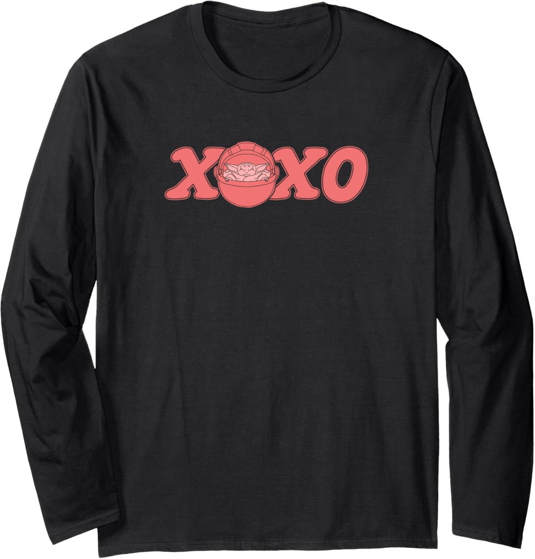 Star Wars: The Mandalorian The Child xoxo Valentine's Day Langarmshirt