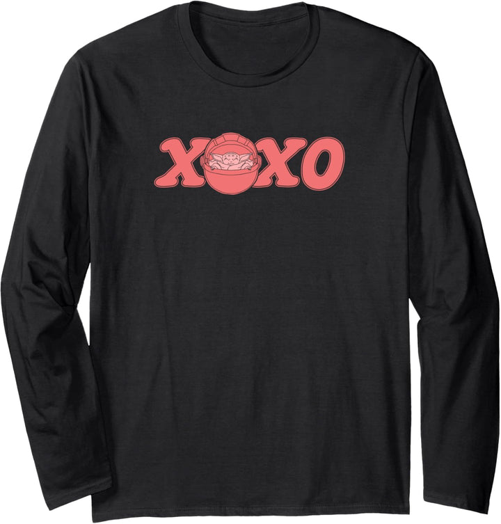 Star Wars: The Mandalorian The Child xoxo Valentine's Day Langarmshirt