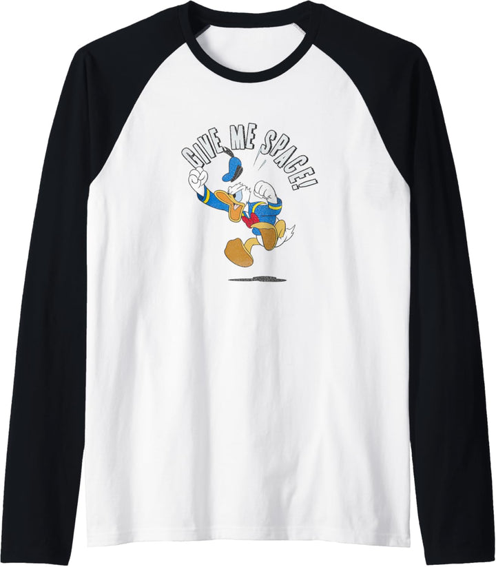Disney Mickey And Friends Donald Duck Give Me Space Raglan