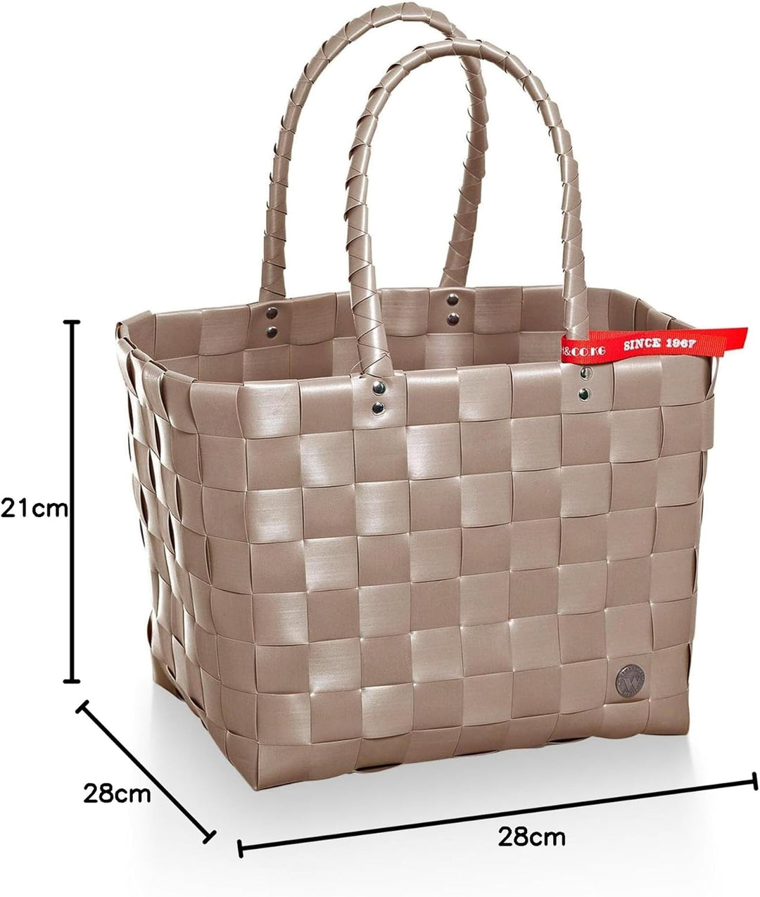 Witzgall Ice-Bag 5009 Einkaufskorb Beige Tasche 33x18x28 cm