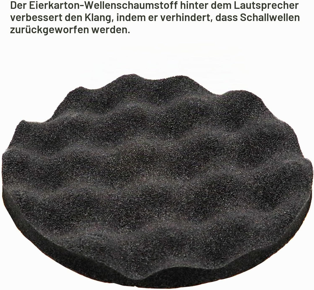 RECOIL SPB65 Faltbare Silikon 16,5 cm Auto Lautsprecher Baffle Kits mit Eierkiste Schaum für Schallq