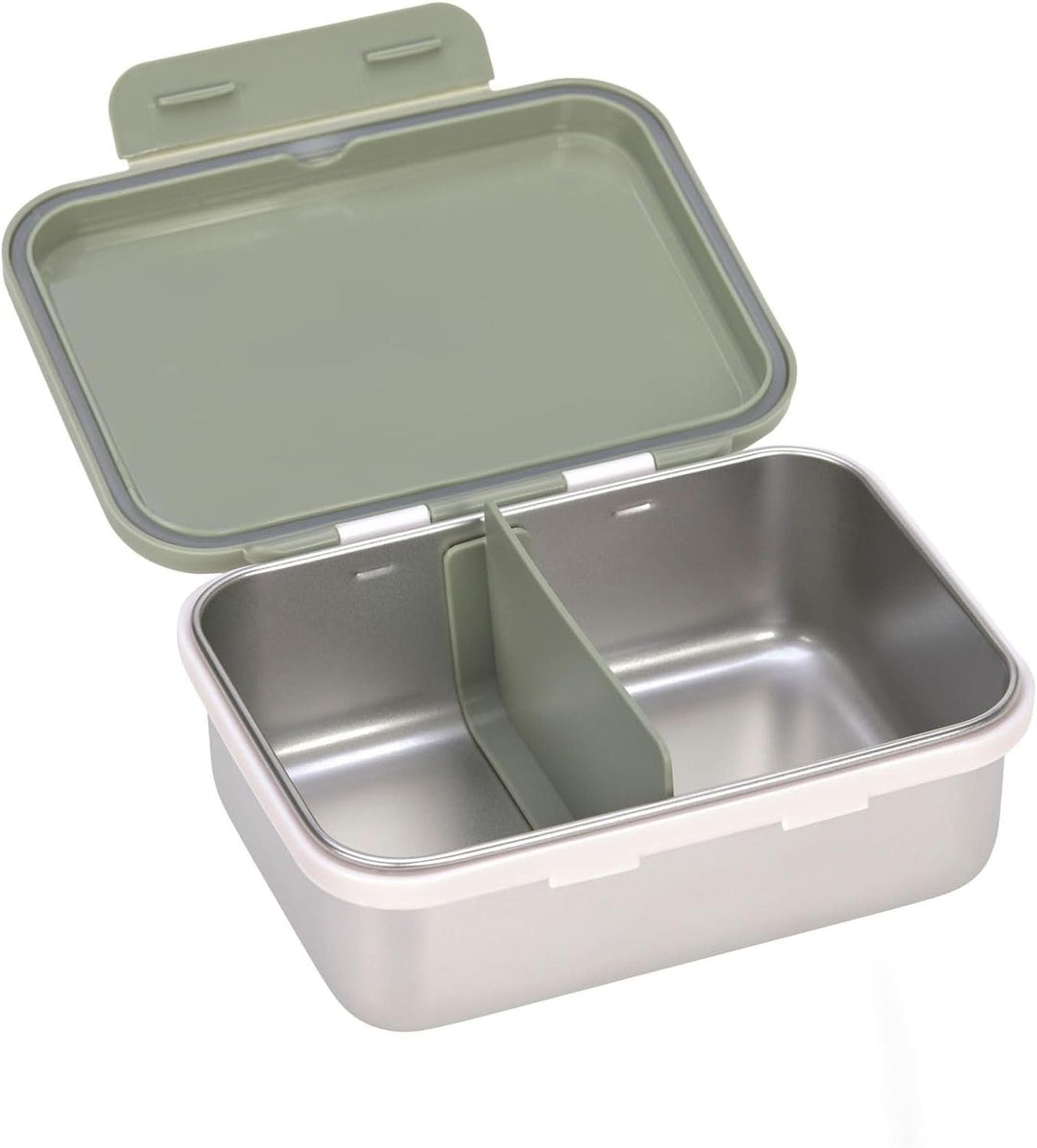 LÄSSIG Kinder Brotdose Edelstahl Lunchbox Frühstücksbox Nachhaltig Kindergarten Schule/Happy prints