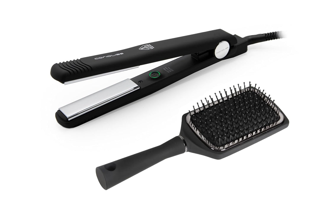 Corioliss C-Style | Haarglätter mit Titanplatten | Temperatur 165–220°C | Ionen-Technologie | Glätte
