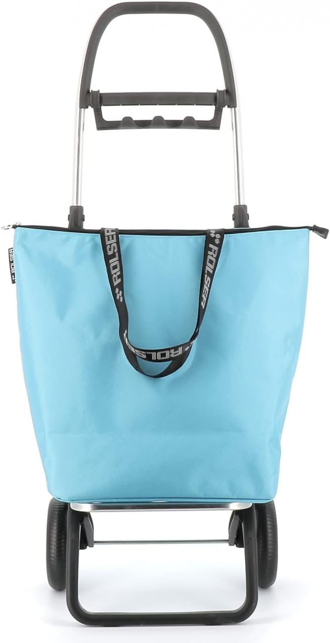 Klappbarer Einkaufstrolley Rolser Mini Bag Plus MF 2 Räder - Celeste, Celeste
