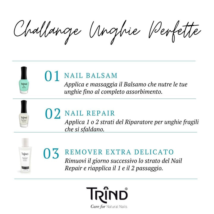 Nagelpflegeset zur Stärkung der Nägel | Nail Repair + Nail Balsam + Remover | durch halbpermanentes