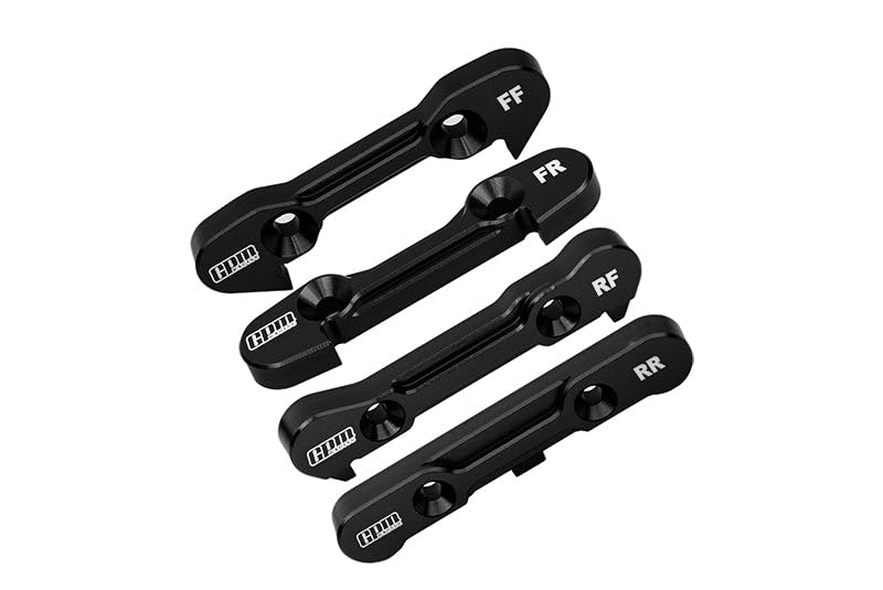 Aluminium 7075 Front & Rear Lower Suspension Mount For LOSI 1/6 8IGHT-X Super Lasernut 4WD Buggy-LOS