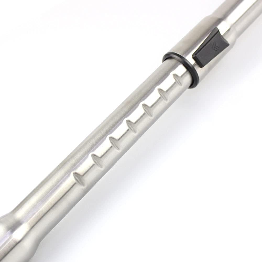 Premium Edelstahl Teleskoprohr geeignet für alle Miele Staubsauger - mit Klick-Funktion - 35 mm Ansc