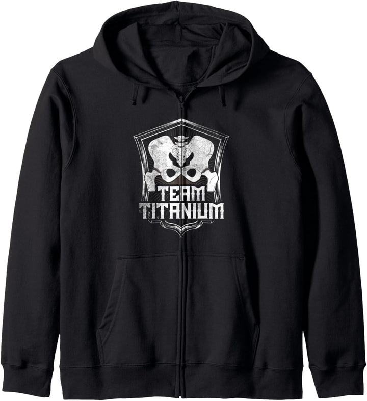 Team Titanium - Hüft-OP Hüftoperation Kapuzenjacke