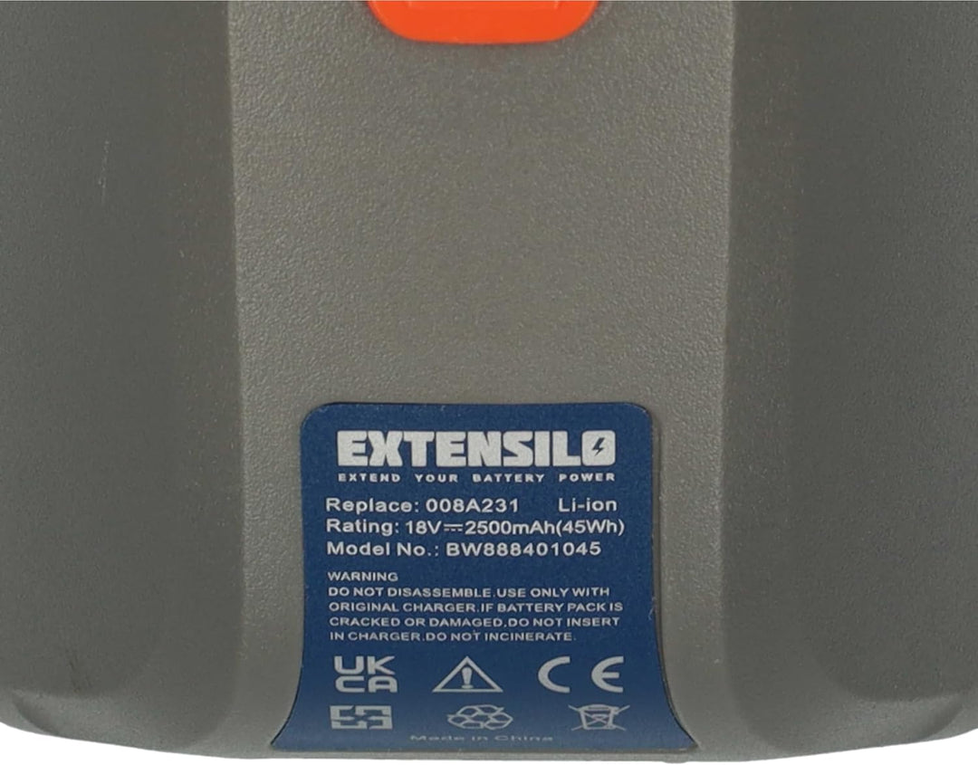 Akku kompatibel mit Gardena 8025-20 (35m Roll-up) Schlauchbox, Schlauchtrommel (2500mAh, 18V, Li-Ion