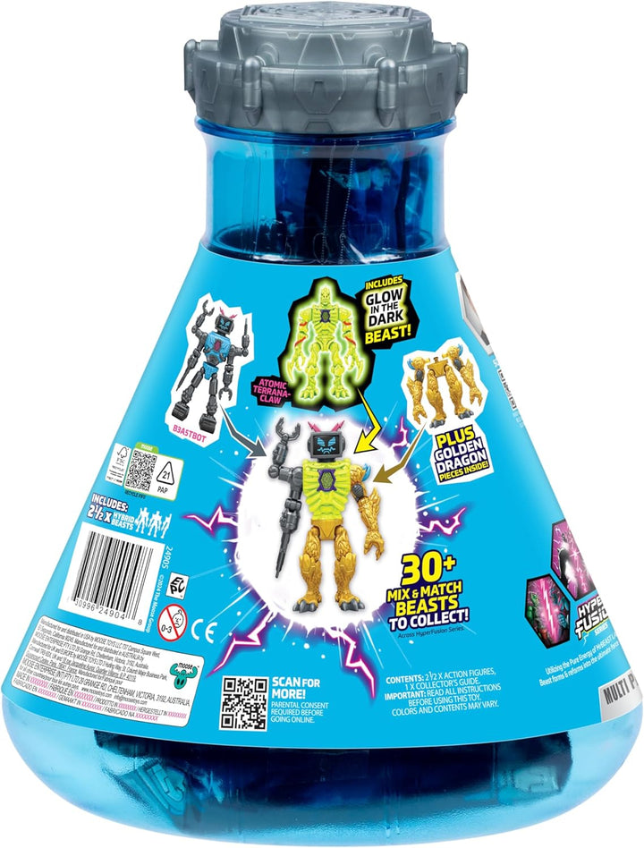MrBeast Lab Hybrids Mehrfachpackung, Verschiedene Hybrid-Teile und 2 Actionfiguren zum Kombinieren,
