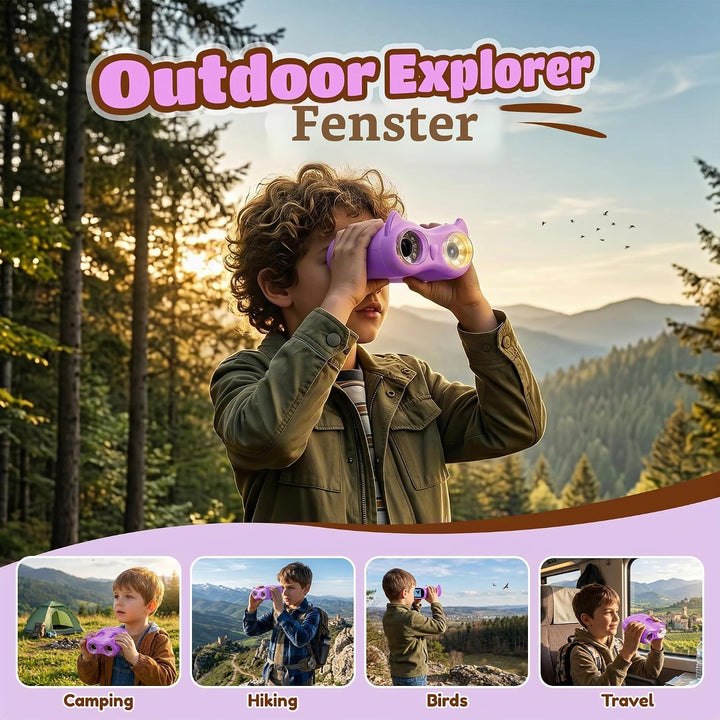 1000X Digital Mikroskop für Kinder Pocket: 2-in-1 Lupe &amp; 10X Teleskop - Geschenk für Jungen Mädchen
