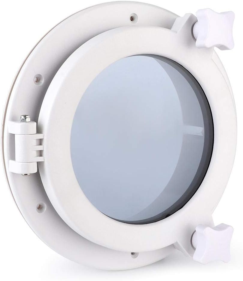Bullauge Fenster, 215mm Boot Bullauge-Fenster Schiff Runde Glas Wanddekor Bullauge