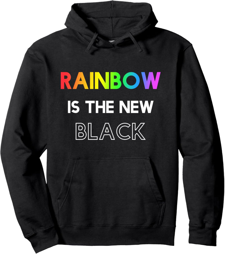 Rainbow is the new black - LGBT CSD Pullover Hoodie