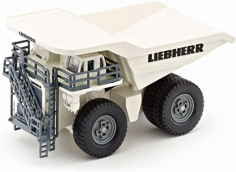 siku 1807, Liebherr T 264 Muldenkipper, 1:87, Metall/Kunststoff, Kippbare Mulde, Weiss Liebherr T 26