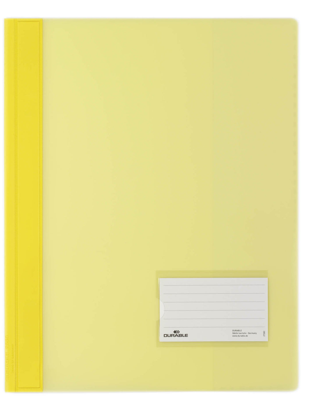 Durable Schnellhefter, überbreit, gelb, 25er Packung, 268004, Gelb