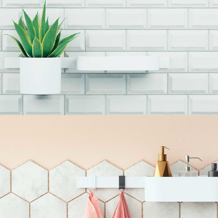 hansgrohe WallStrois - Ablagekorb, Duschablage, Duschkorb ohne bohren, Badezimmer Zubehör, Bad Acces