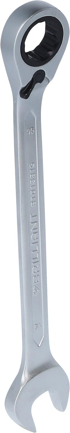 KS TOOLS Ratschenringschlüssel, umschaltbar, 15 mm 15 mm einzeln, 15 mm einzeln