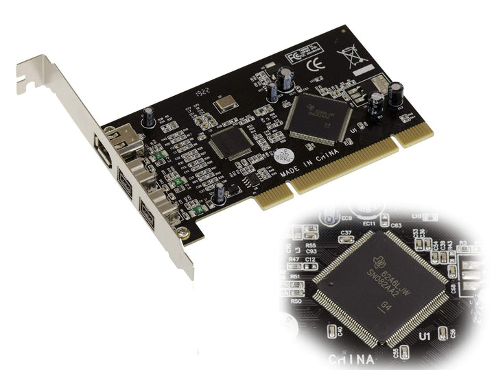 KALEA-INFORMATIQUE PCI Firewire 800 und 400 IEEE1394A und IEEE1394B Controller-Karte auf PCI-Port 2+