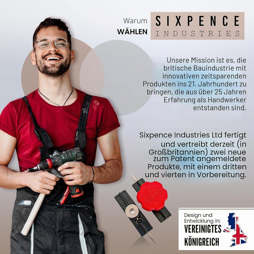 Sixpence Industries Schienenstrebe – universelle Schnellklemme für Führungsschienen, passend für: Fe
