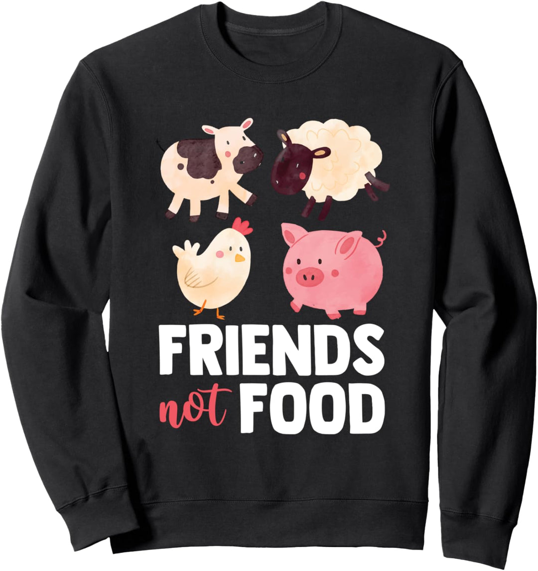 Vegan Tshirt für Veganer Sprüche Vegetarier Tierschutz Ethik Sweatshirt