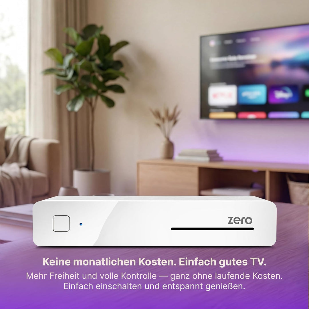 VU+ Zero DVB-S2 Linux Satellitenreceiver (Full HD, 1080p) weiss, weiss