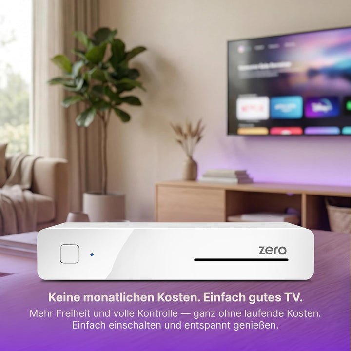 VU+ Zero DVB-S2 Linux Satellitenreceiver (Full HD, 1080p) weiss, weiss