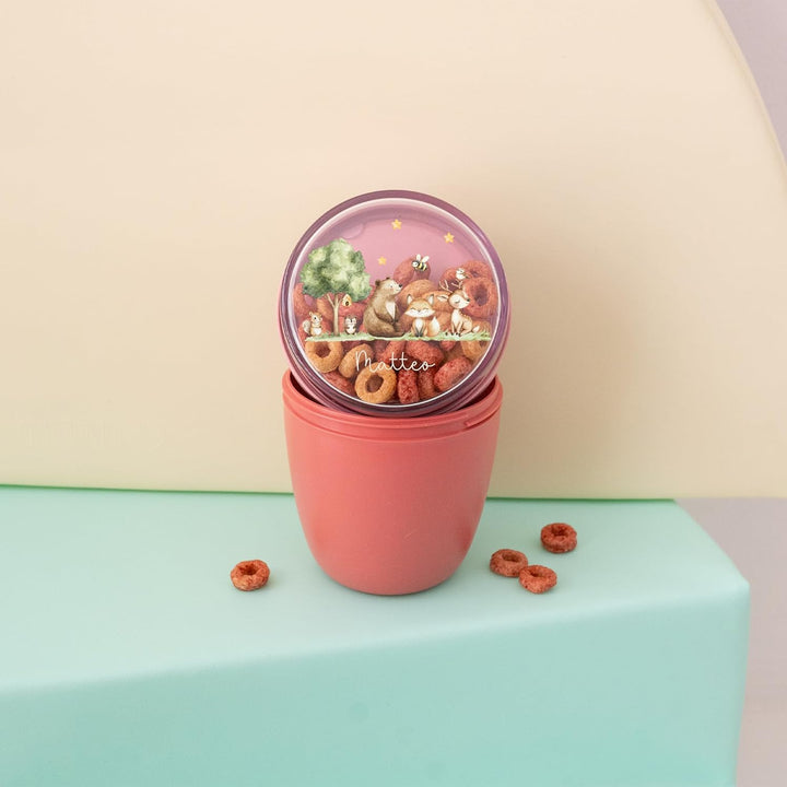 Mepal Müslibecher personalisiert, Pot Joghurtbecher, to go Becher, Geeignet für Tiefkühler, Mikrowel