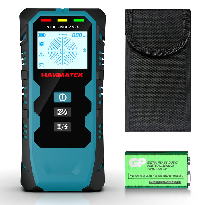 HANMATEK Stud Finder Wall Scanner,5 in 1 Multifunktions Stud Locator mit Upgraded Smart Sensor Audio
