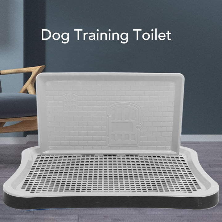Pet Mesh Training Potty, Abnehmbare Wandsäule, Tragbare Feste Hundetrainingstoilette für Haustiere (