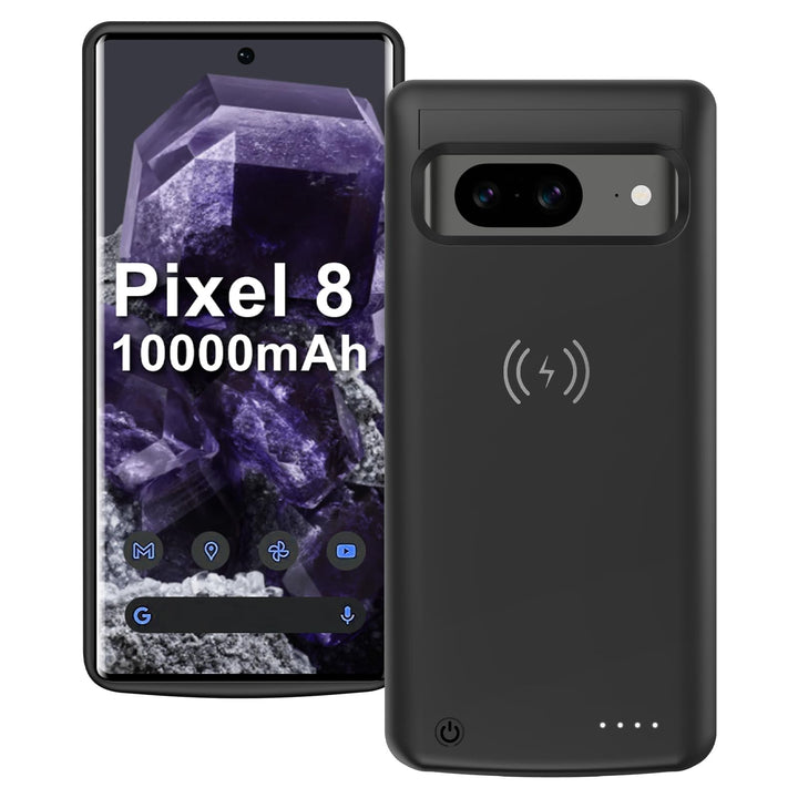 Kabellose Ladehülle für Google Pixel 8, wiederaufladbar, tragbar, hohe Kapazität, 10.000 mAh, kabell