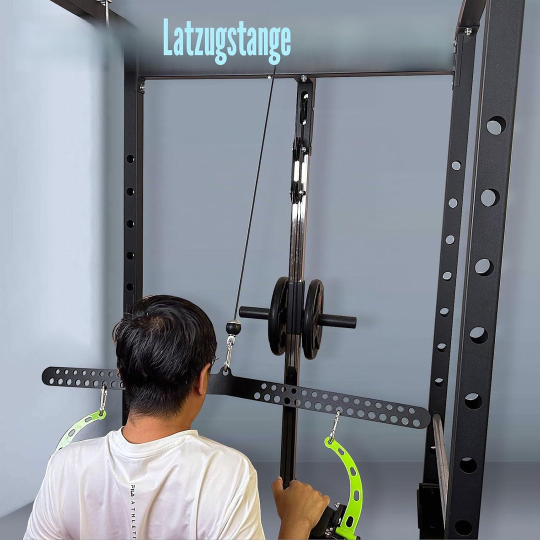 KORIKAHM Multi-Grip LAT Pull Down Bar für Home Gym Fitness, Spreizplatte LAT Pulldown Aufsätze für P