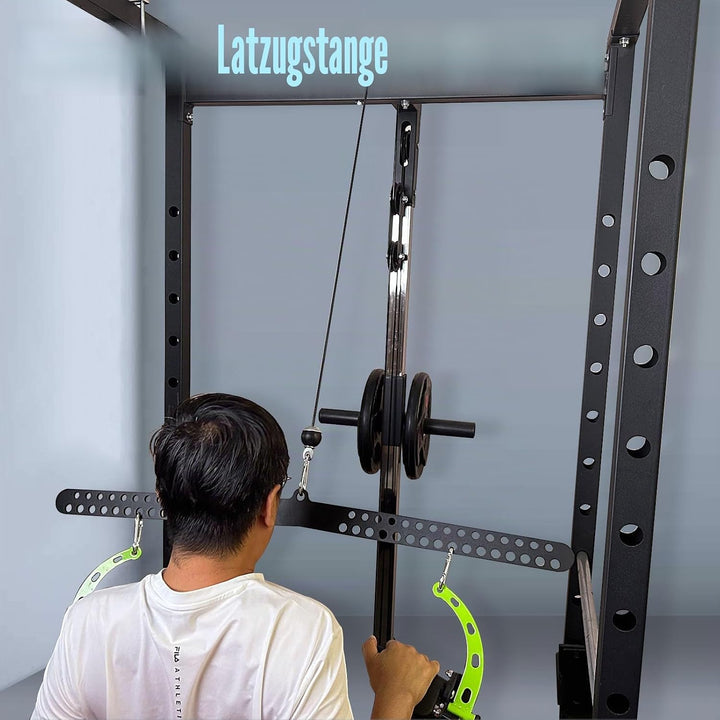 KORIKAHM Multi-Grip LAT Pull Down Bar für Home Gym Fitness, Spreizplatte LAT Pulldown Aufsätze für P