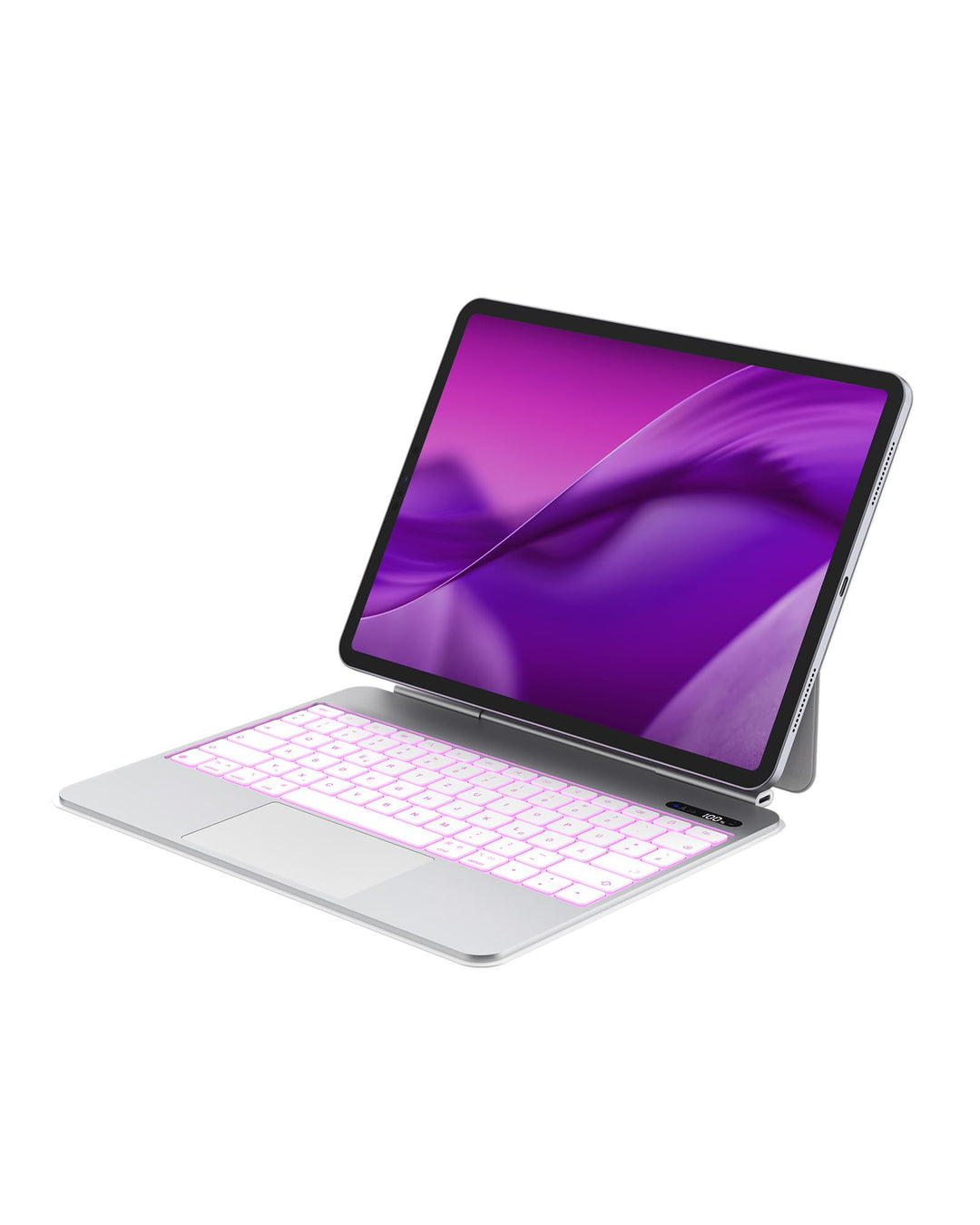 Bettdow für iPad Air 13 Zoll M3 2025/M2 2024/iPad Pro 12.9" 2018-2022 Tastatur Hülle, Leichte Alumin