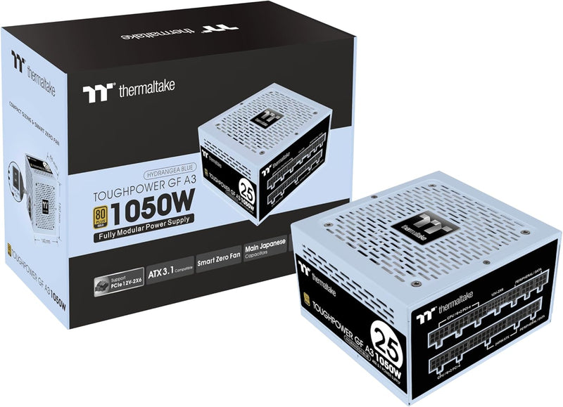 Thermaltake GF A3 1050W | PC-ATX-3.0-Netzteil | PCIe Gen 5.0 | 80-Plus-Gold | voll-modular | leiser