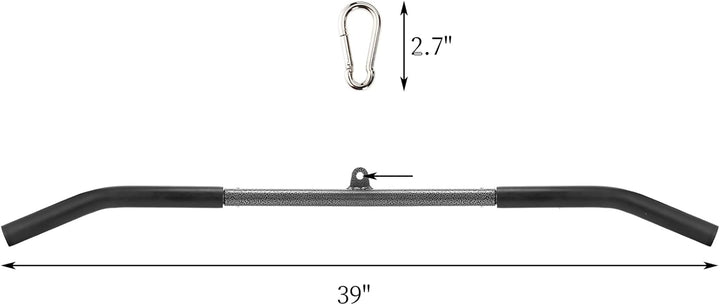 Mezchi LAT Pull Down Aufsätze, 99 cm Latzugstange mit rutschfestem Griff, Lat-Stange Kabelmaschinena