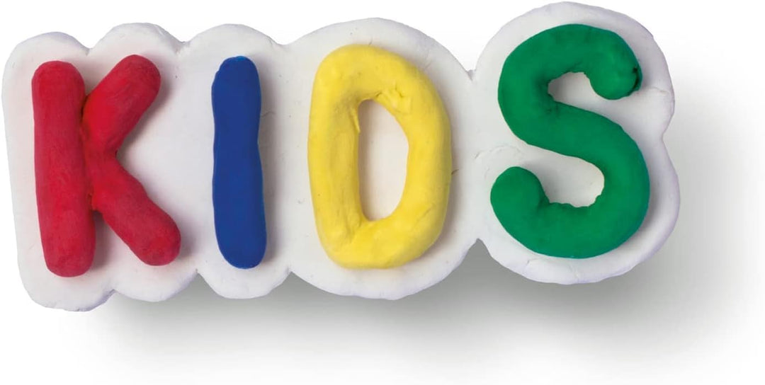 EBERHARD FABER 570103 - Modelliermasse lufttrocknend weiss, 3 kg EFA Plast Kids tonbasiert 3000 g We