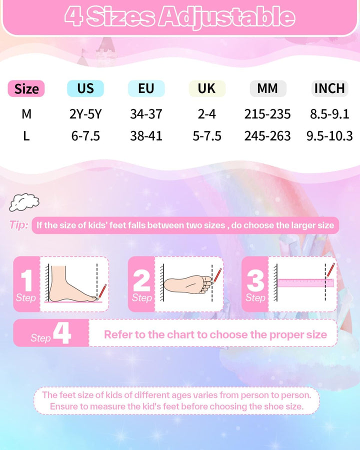 Inliner für Kinder 34-41 Verstellbar, Sportneer Inline Skates Mit 6er Protektoren Setfür Kinder Mädc