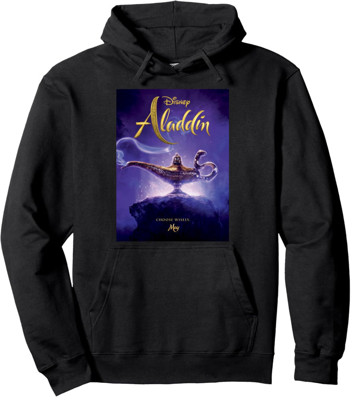 Disney Aladdin Live Action Aladdin Logo Poster Pullover Hoodie
